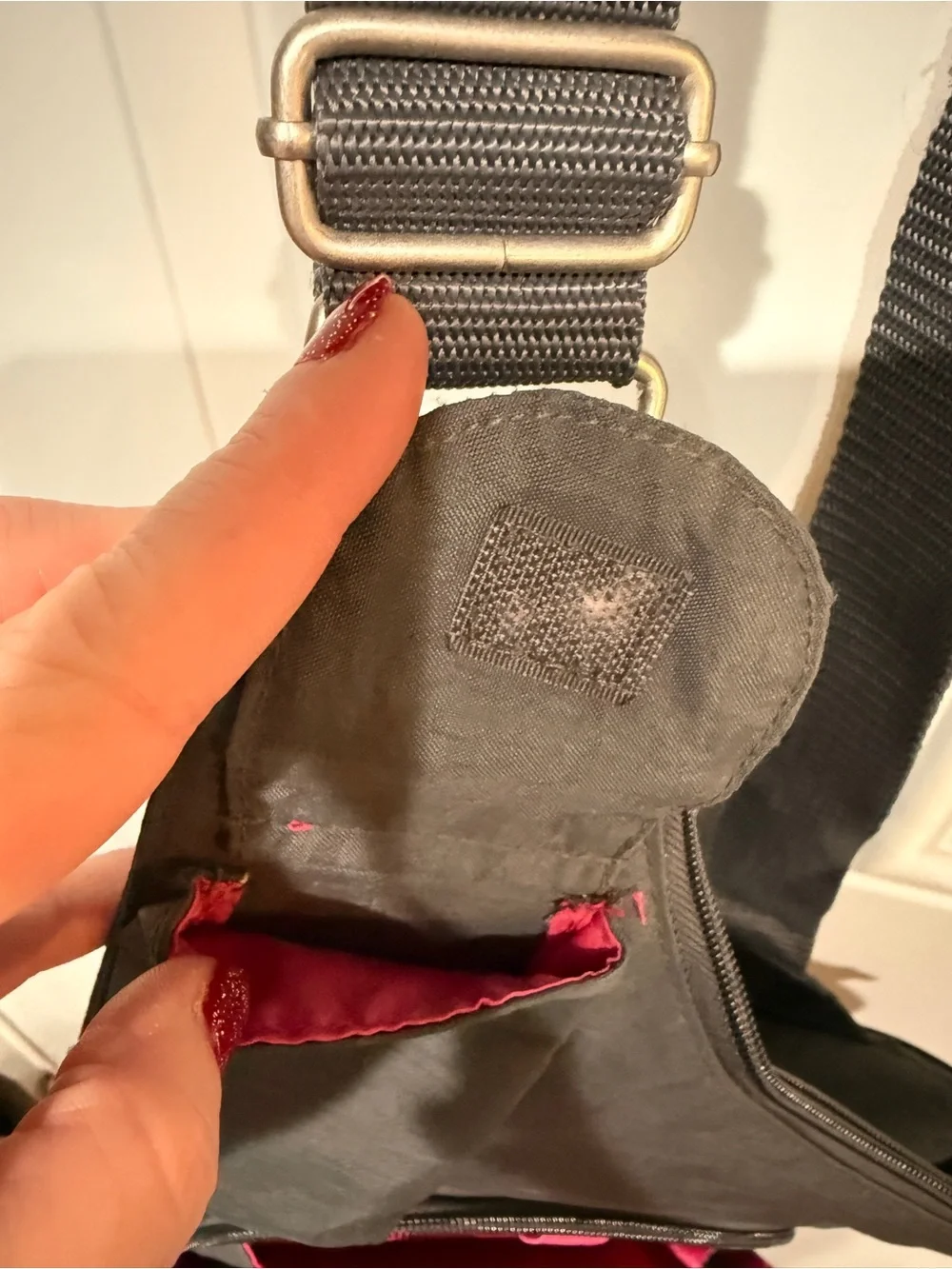 Baggallini Charcoal Gray Crossbody Sling Bag